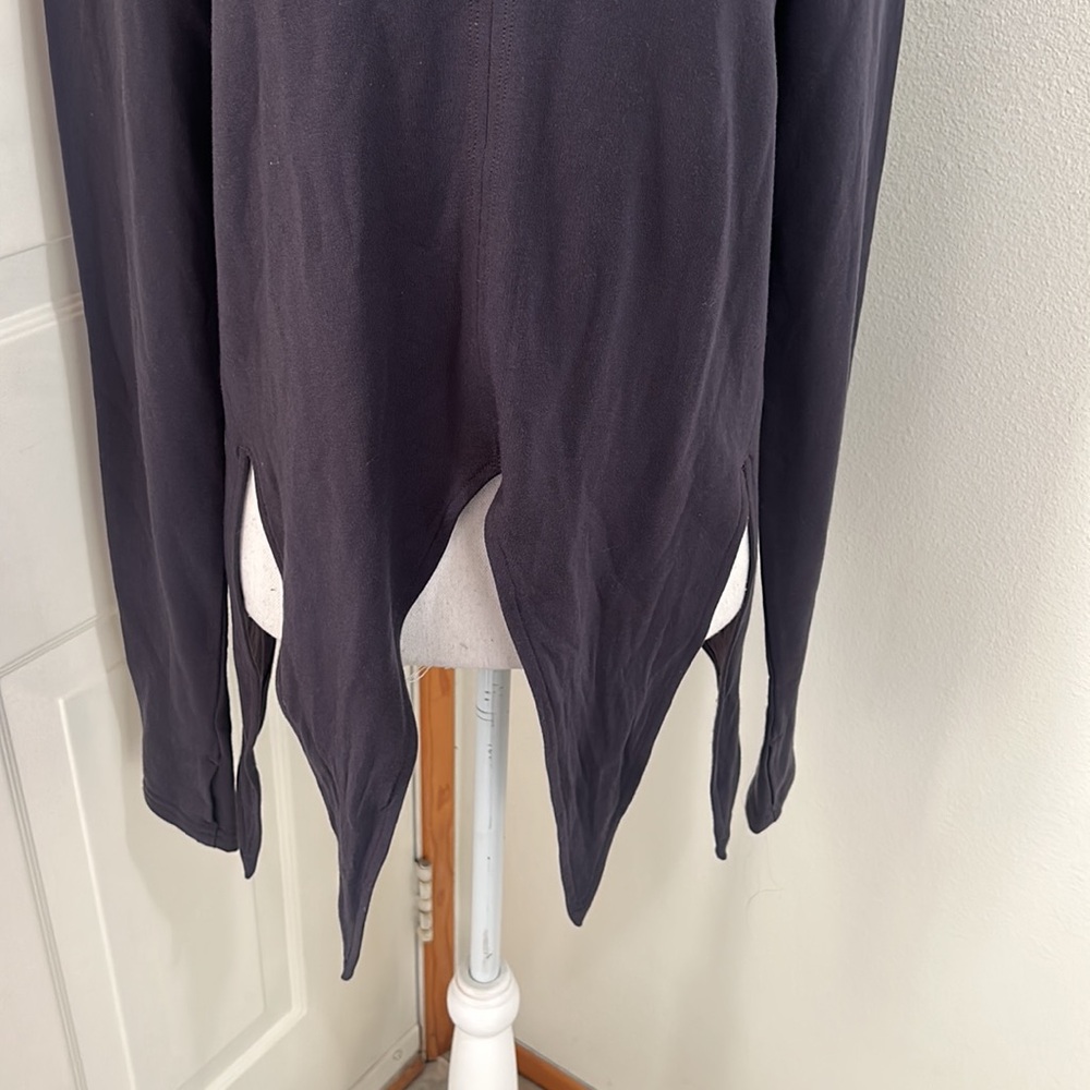 Athleta Samsara Nirvana Grey Side Tie Sweatshirt S - Picture 4 of 13
